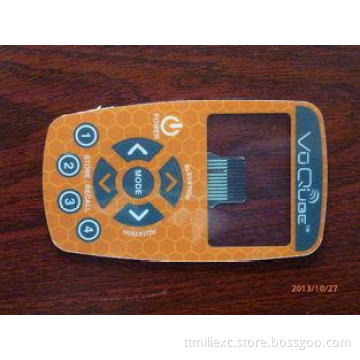 Silk - Screen Printing Thin Backlit Tactile Membrane Switch